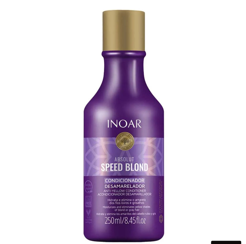 INOAR ABSOLUT SPEED BLOND ANTI YELLOW HAIR CONDITIONER 250ml