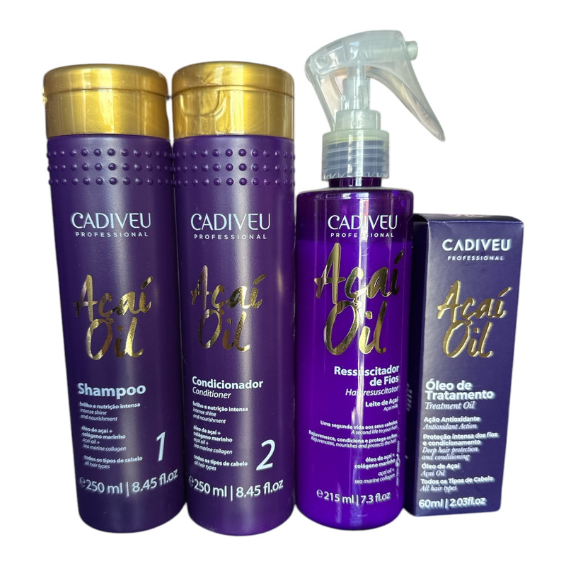 Cadiveu Professional Açaí Oil Full Hair Restore Kit