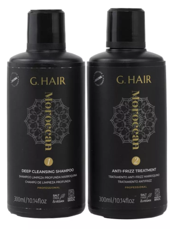 BRAZILIAN KERATIN  KB MOROCCAN HAIR SMOOTHING TREATMENT (300ml) 10floz  KIT