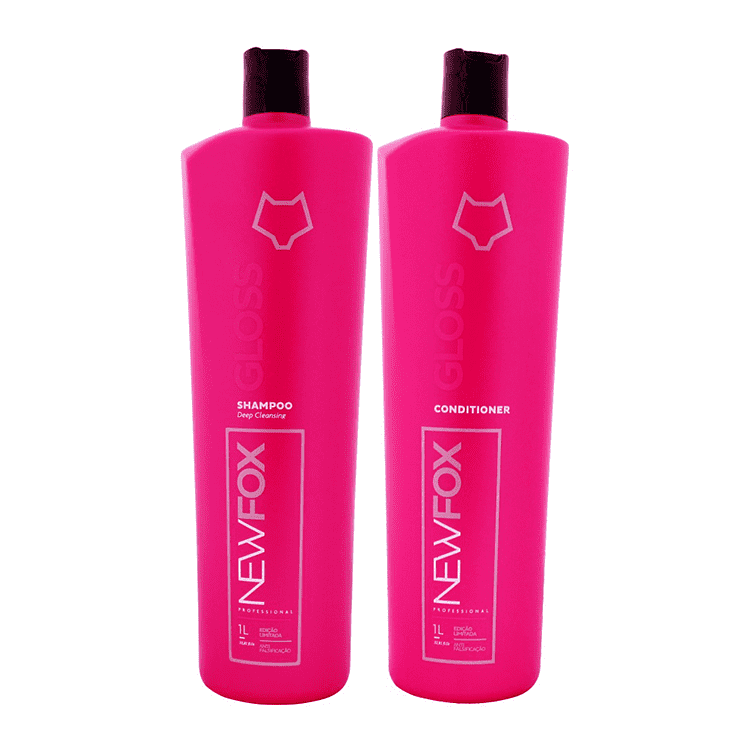 FOX GLOSS BRAZILIAN KERATIN HAIR TREATMENT SET 1000ml/33,81fl.Oz. - Keratinbeauty