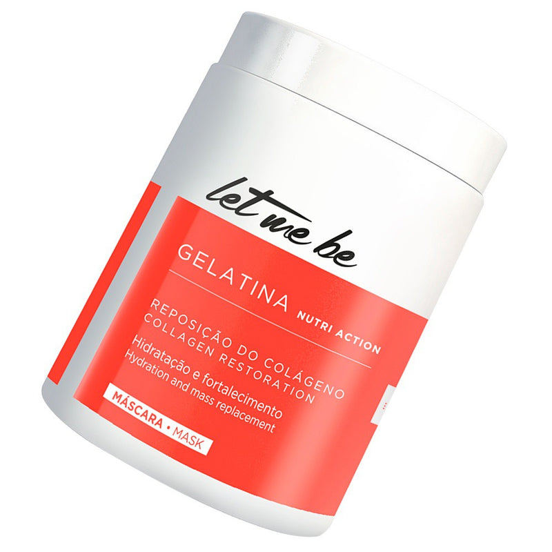 Let Me Be Moisturising Gelatin Mask Hair Strengthening 1kg - Keratinbeauty