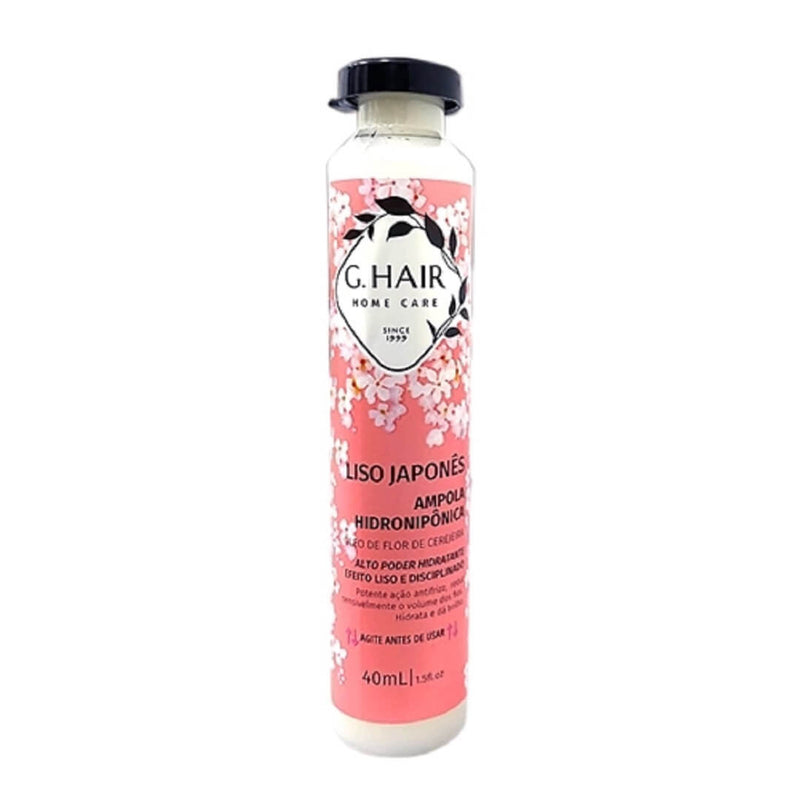 Ghair Liso Japonês Ampola Hidronipônica 40ml - Keratinbeauty