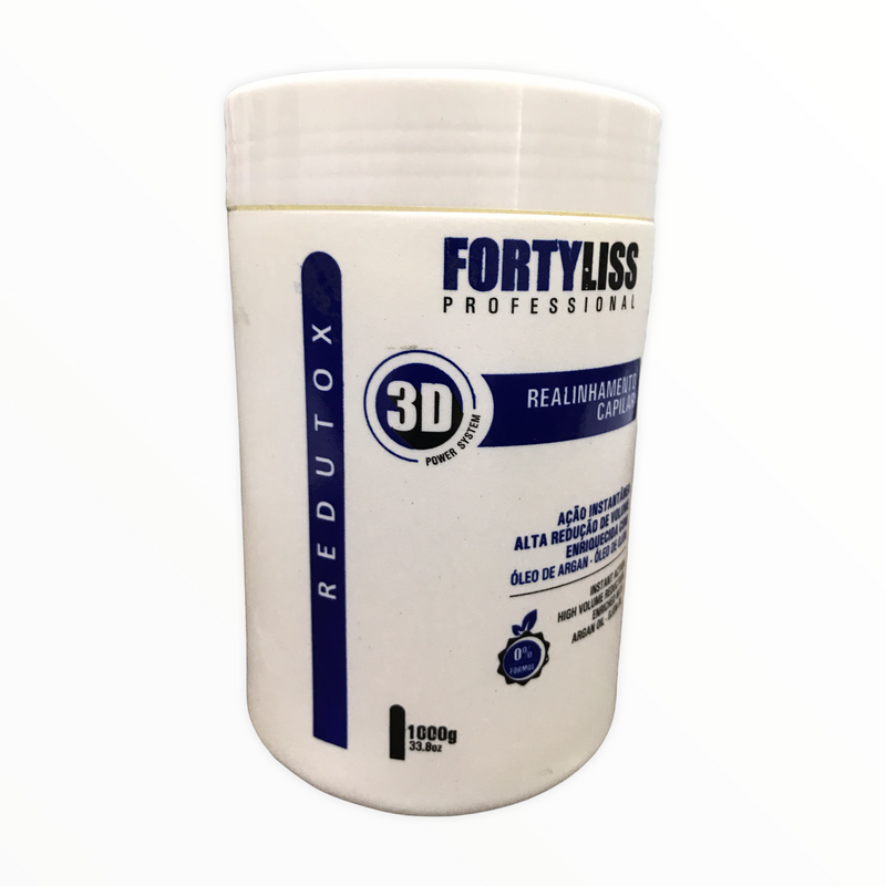 FORTYLISS 3D POWER HAIR BOTOX INSTANT ACTION VOLUME REDUCTION 34oz 1kg - Keratinbeauty