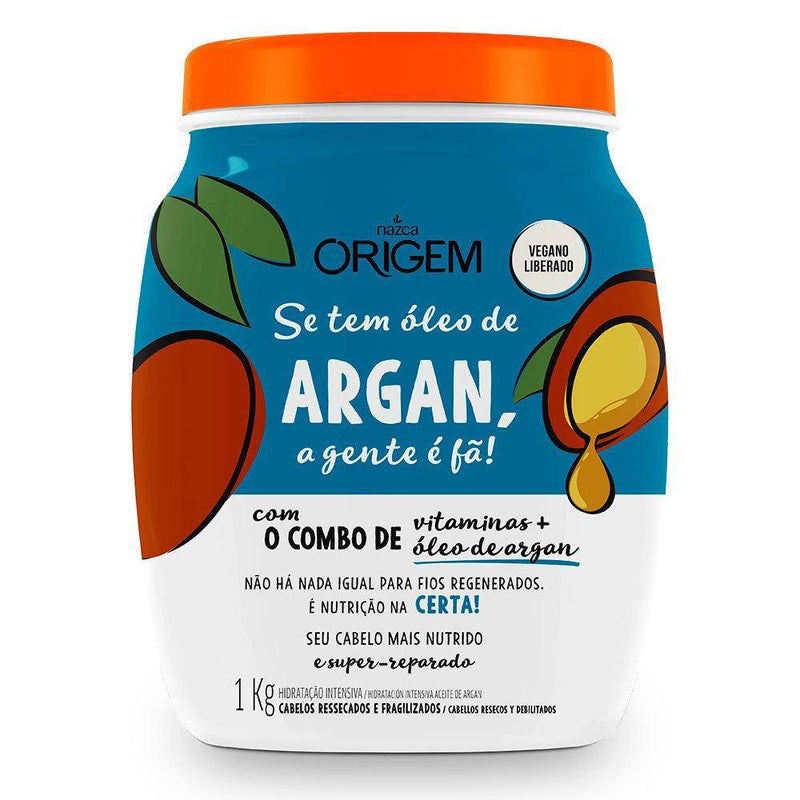 Nazca Origem Argan Oil Vegan Hair Hydrating Mask 1KG - Keratinbeauty