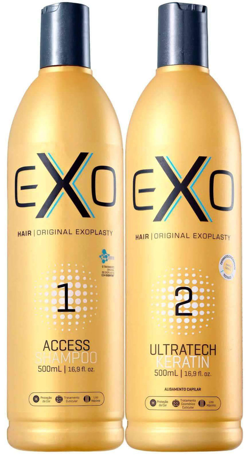 BRAZILIAN KERATIN EXO HAIR NANOTECH EXOPLASTIA CAPILLARY 2 X 500ml - Keratinbeauty