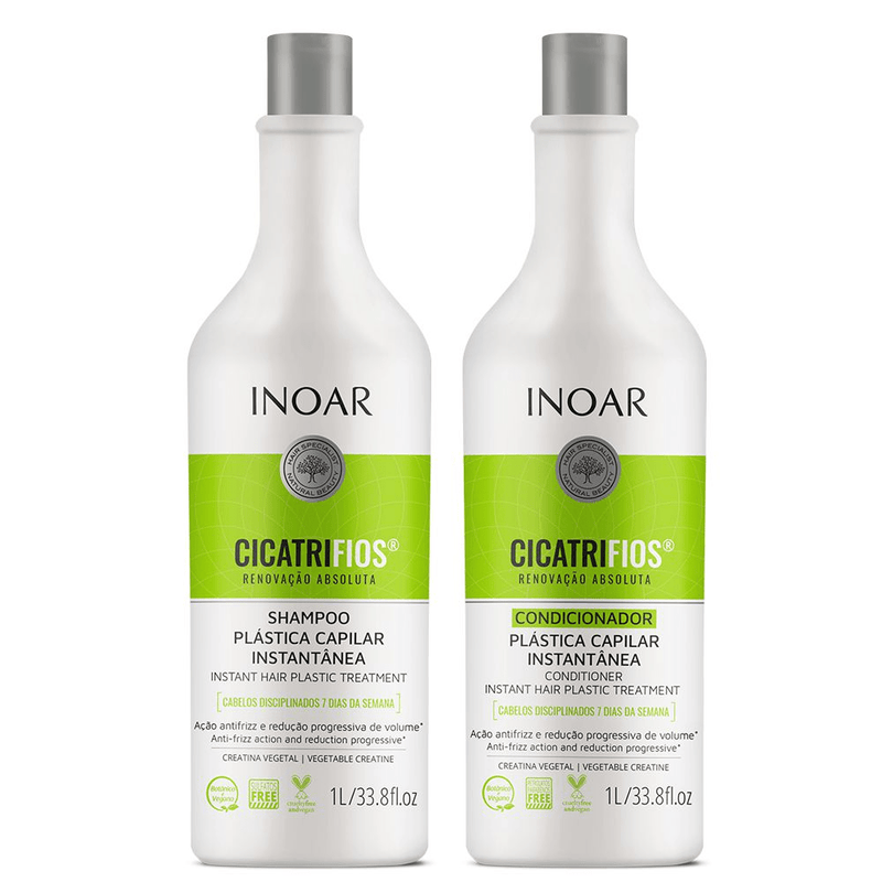 Inoar Cicatrifios Capillary Plastic Kit 2 x 1000ml - Keratinbeauty